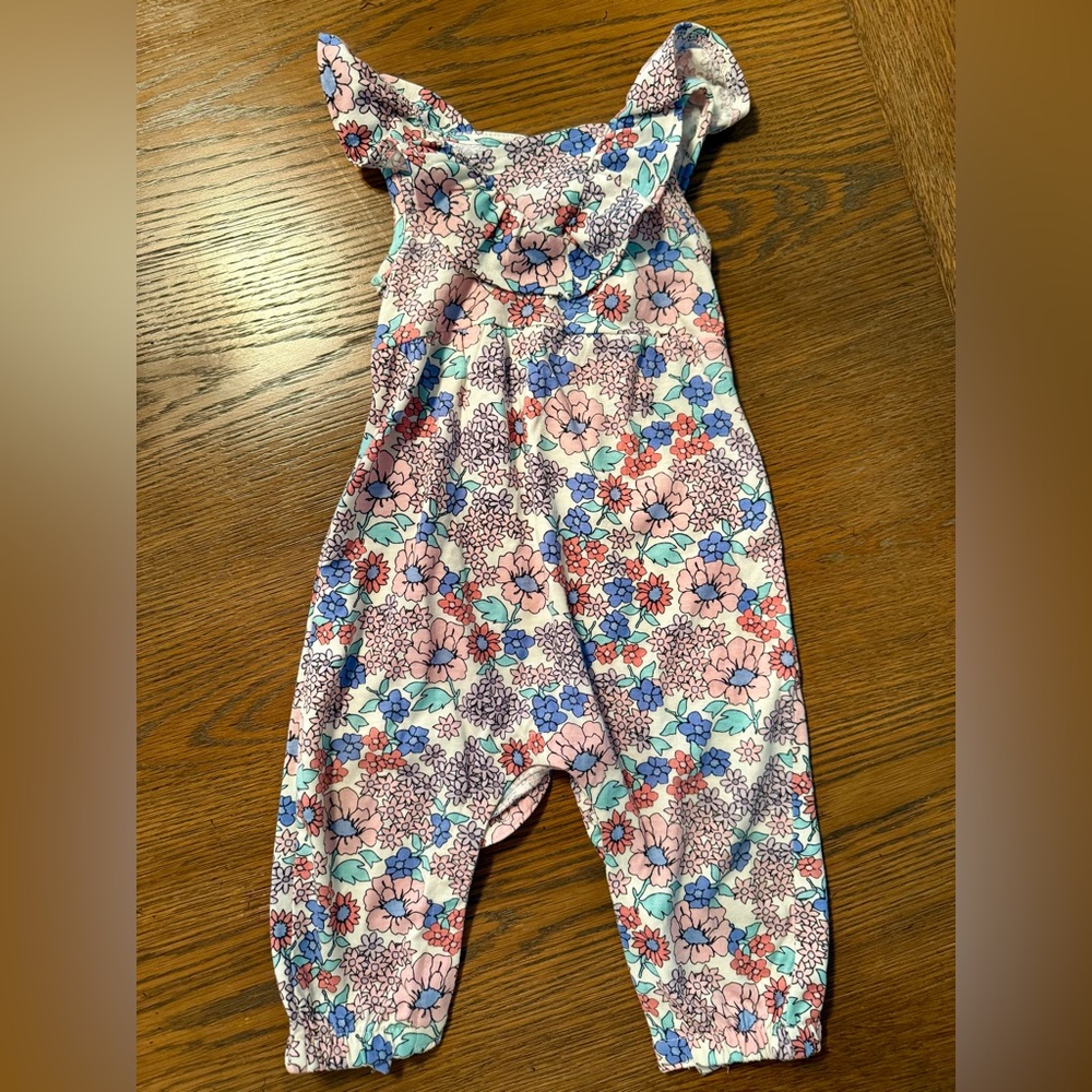 Jessica Simpson Baby Girl Floral Romper